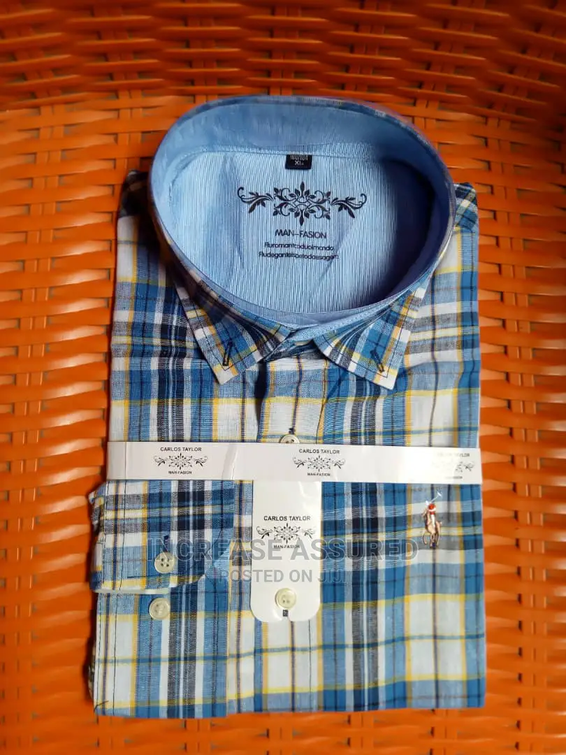 Check Slim Fit Long Sleeve Shirts