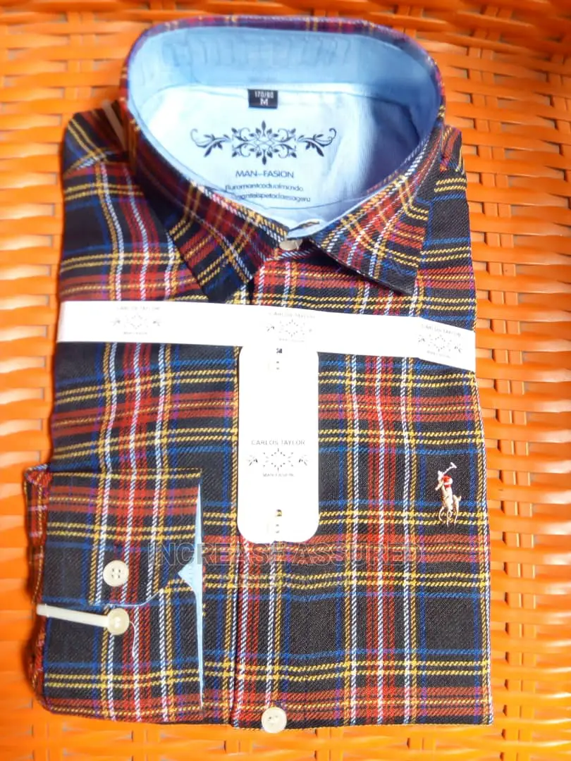 Check Slim Fit Long Sleeve Shirts
