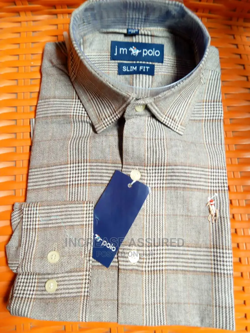 Check Slim Fit Long Sleeve Shirts