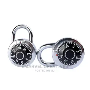 1pcs Rotary Padlock Digit Combination Code Lock Safe Round