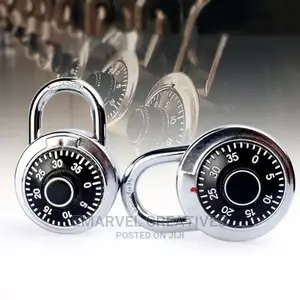 1pcs Rotary Padlock Digit Combination Code Lock Safe Round