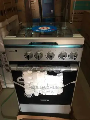 Scanfrost 4 Gas Burner With Lamp Gas Oven SFC-5402B