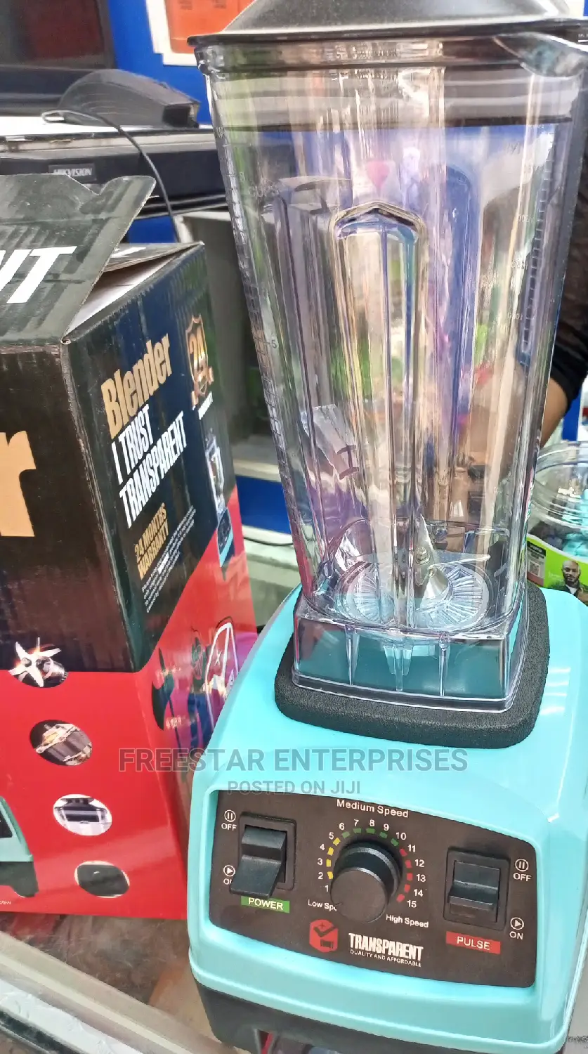 Transparent Blender 800W. Transparent Grinding Machine.