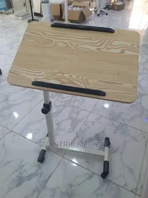 Height-Adjustable Overbed Table