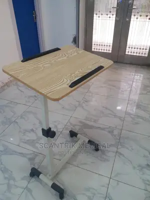 Laptop Desk With Wheels, Fully Adjustable Height and Angle