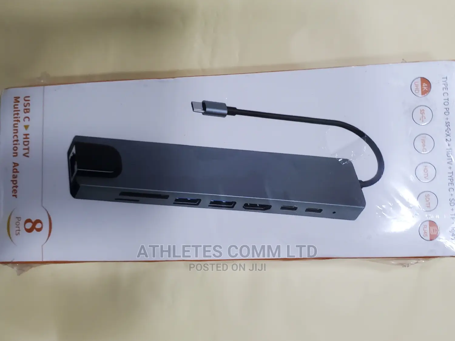 Type C 8 in 1 Multifunction Adpter