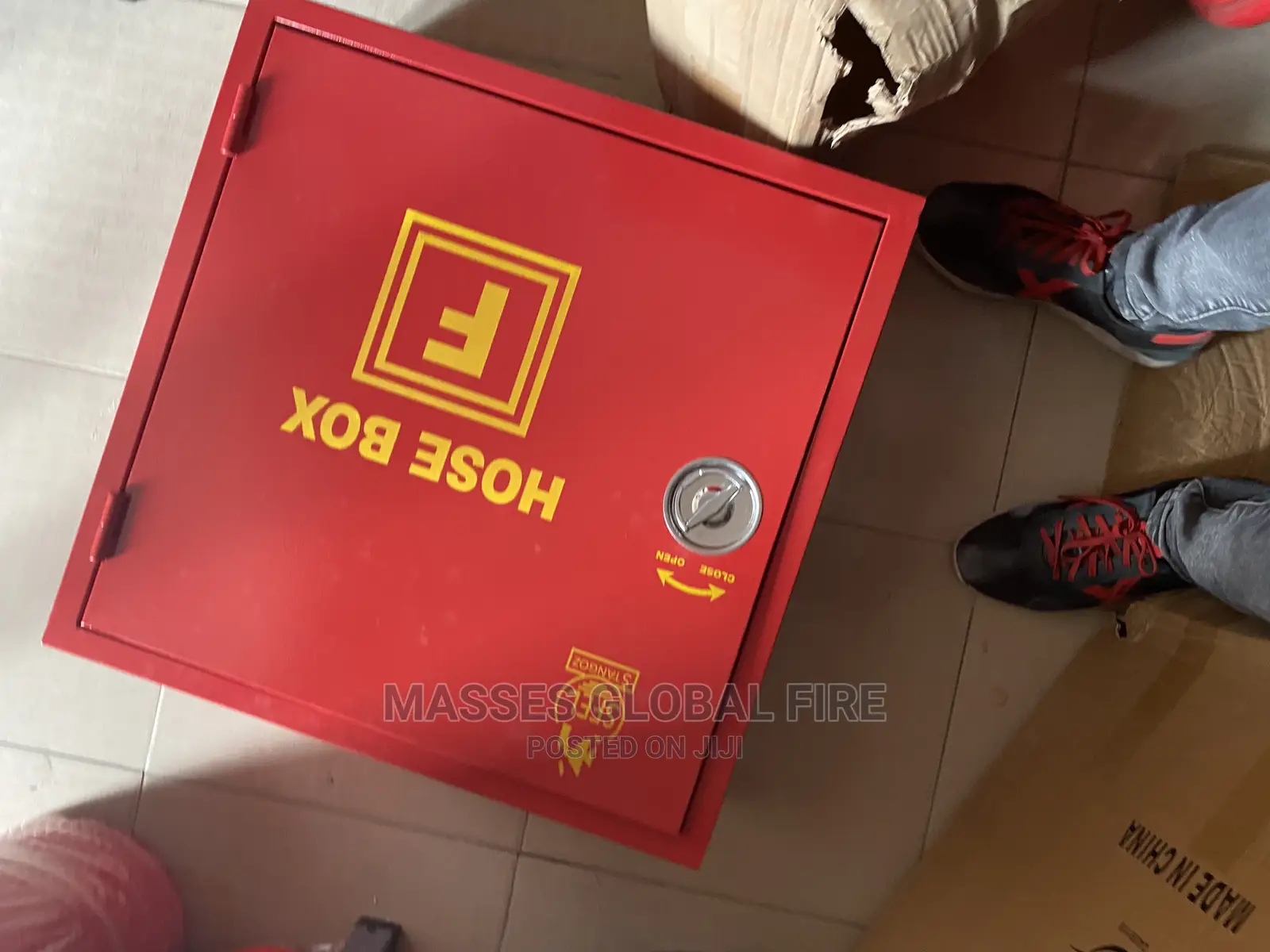 Fire Hose Box With Accessories