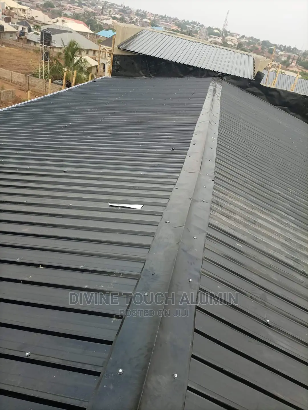 Aluminum Roofing Sheets With Coping Finishing Work