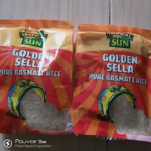 Tropical Sun Golden Sella Pure Basmati Rice - 2KG X 6BAGS