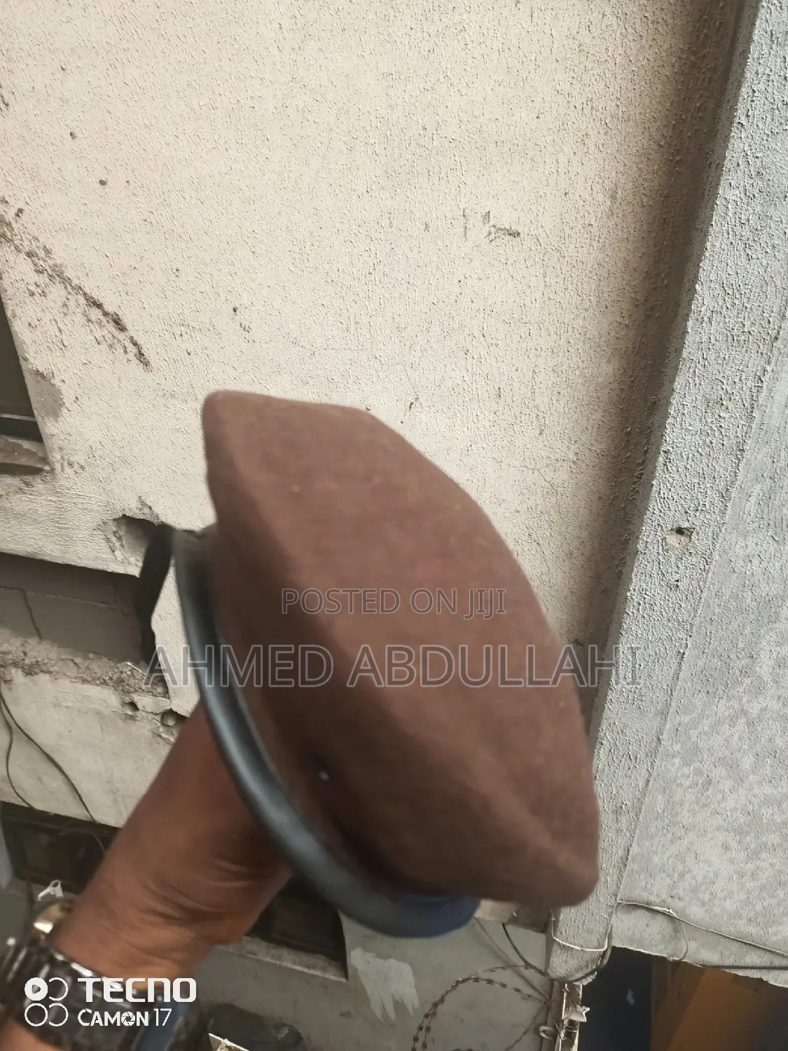 Brown Security Beret Cap
