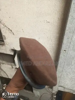 Brown Security Beret Cap