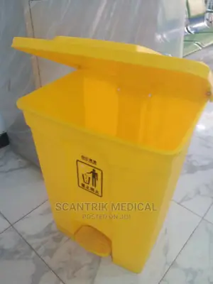 70 L Yellow Hospital Clinic Medical Waste Bin