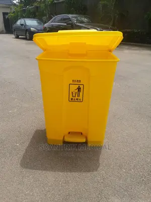 Outdoor Medical Waste Bin With Push