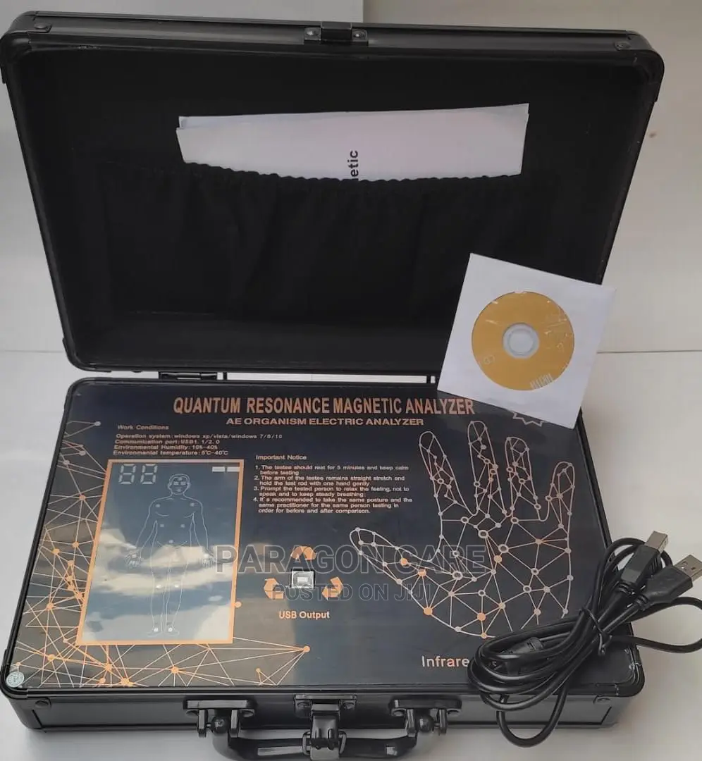 Quantum Resonance Magnetic Analyzer