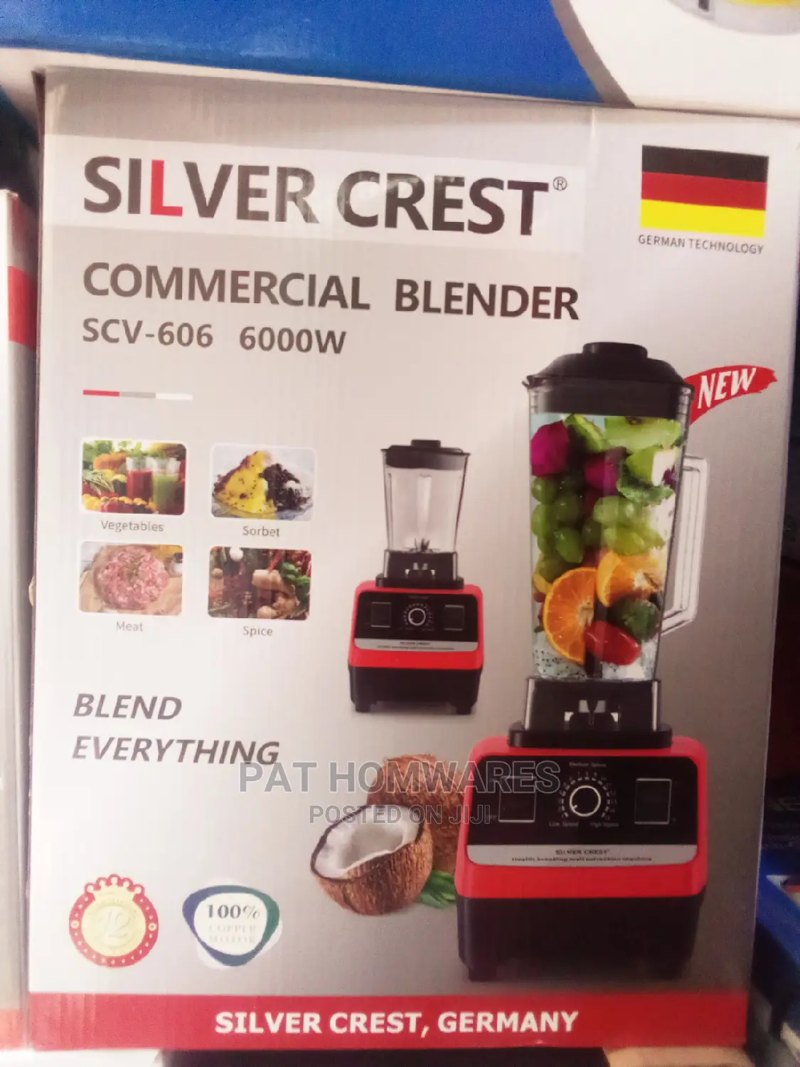 Silver Crest 2in One Cup 6000w