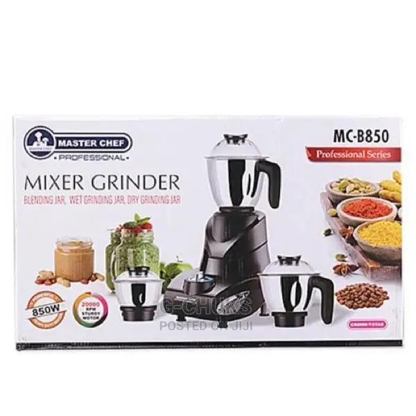 Master Chef 3 in 1 Heavy Duty Mixer Grinder850w in Lagos Island (Eko