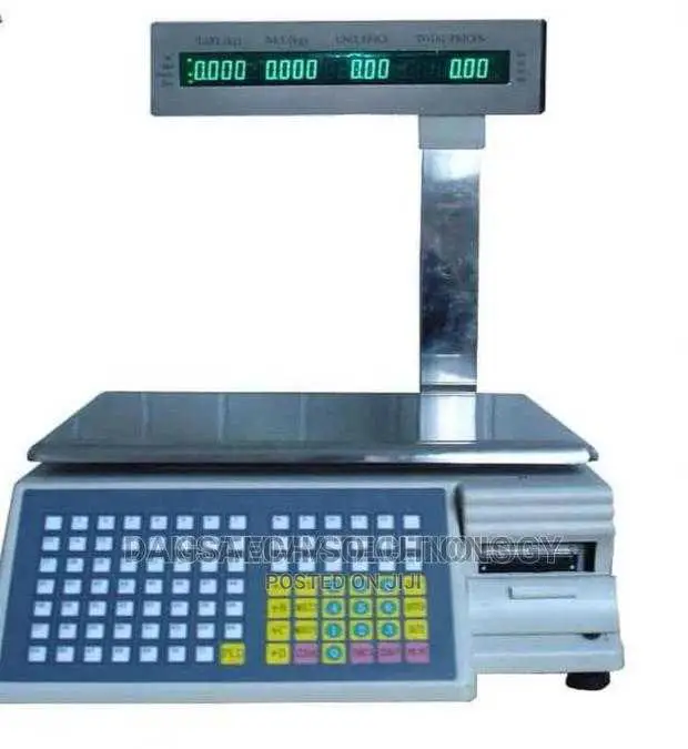Digital Electronic Barcode Scale With Pole Display