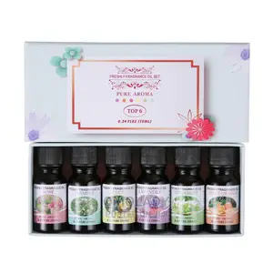 6pc10ml Essential Oil Natural Plant Pure Aroma Fragrance Oil
