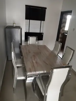 Foreign 6 Seater Marble Dining Set