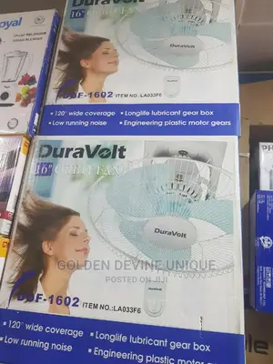 Duravolt 16" Orbit Fan Dof- 1602 ,120wide Coverage