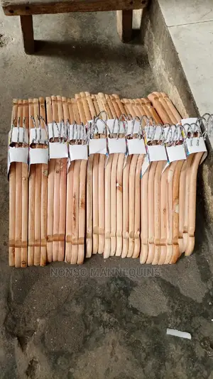 Plain Imported Wooden Clothes Hangers