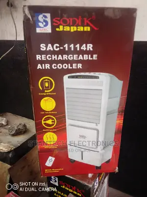Sonik Japan Box Rechargeable Fan With Water Made in Japan