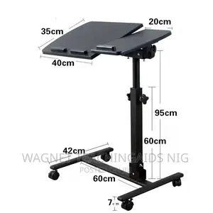 Adjustable Computer Trolley For Office And Home Use