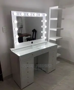 Make-Up Dresser With Shelves