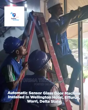 Sliding Door With Security Sensor