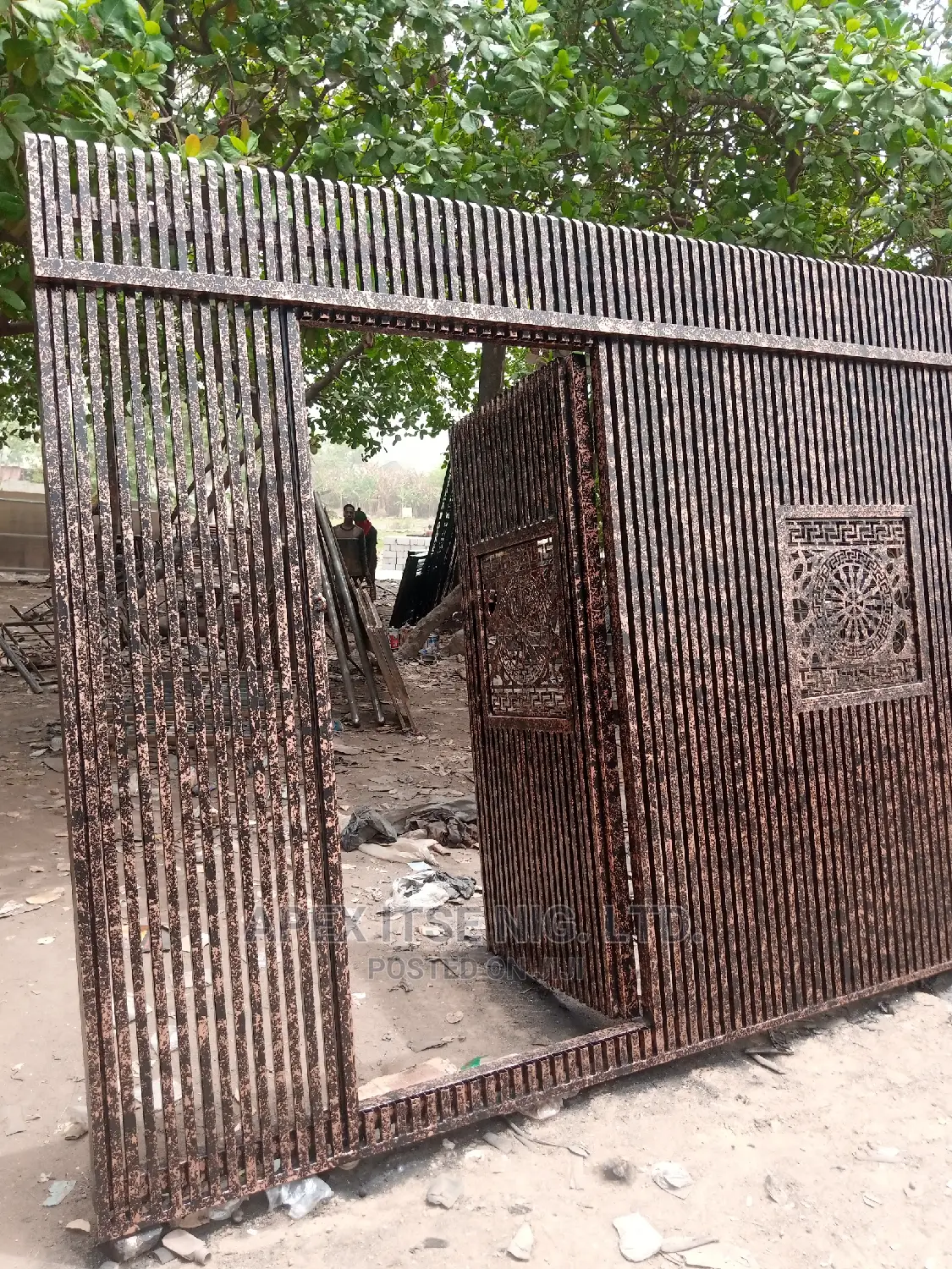 Iron Gate With Laser Touch.