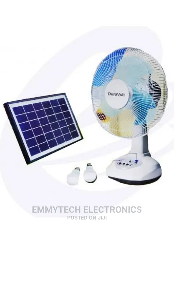 Duravolt Rechargeable Table Fan