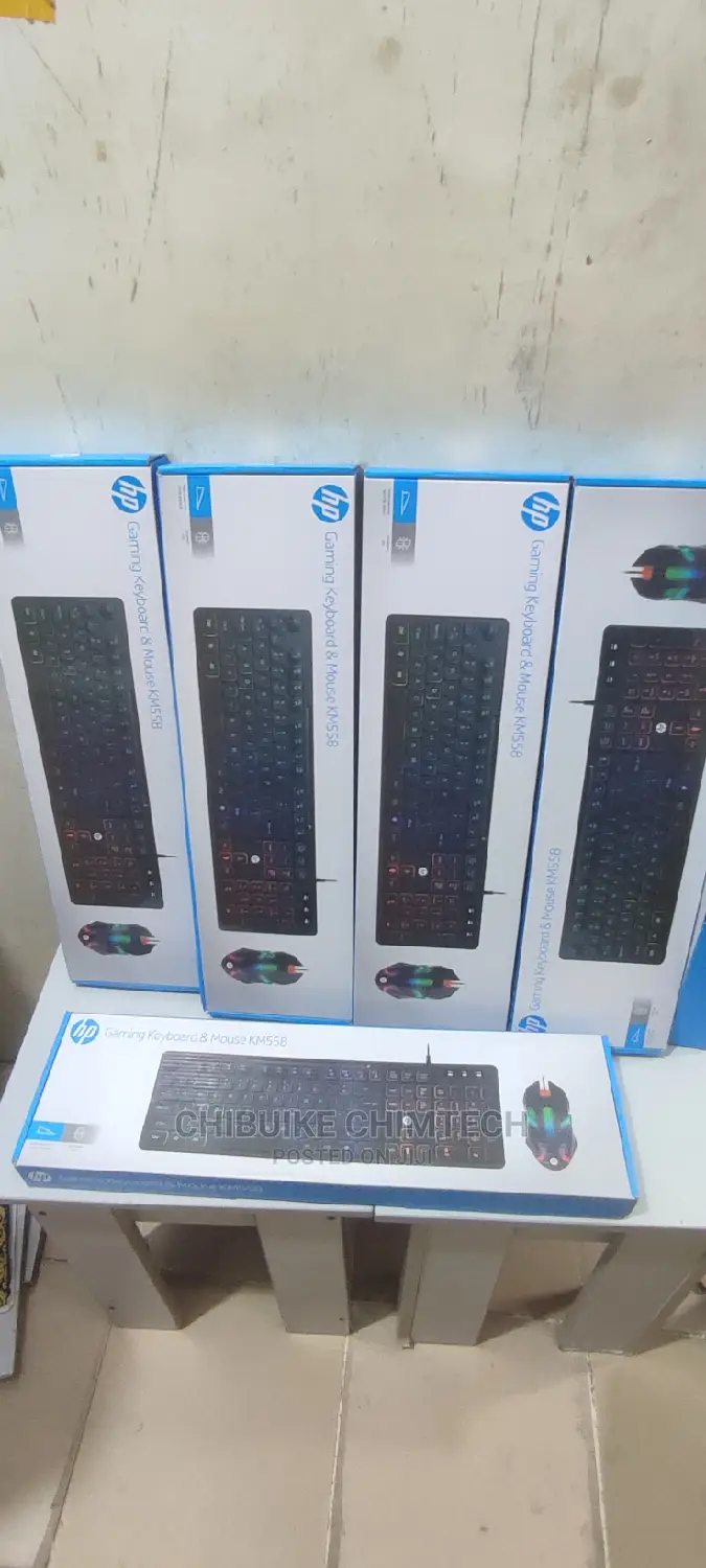 Hp Gaming Keyboard and Mouse Wired With Keyboard Light