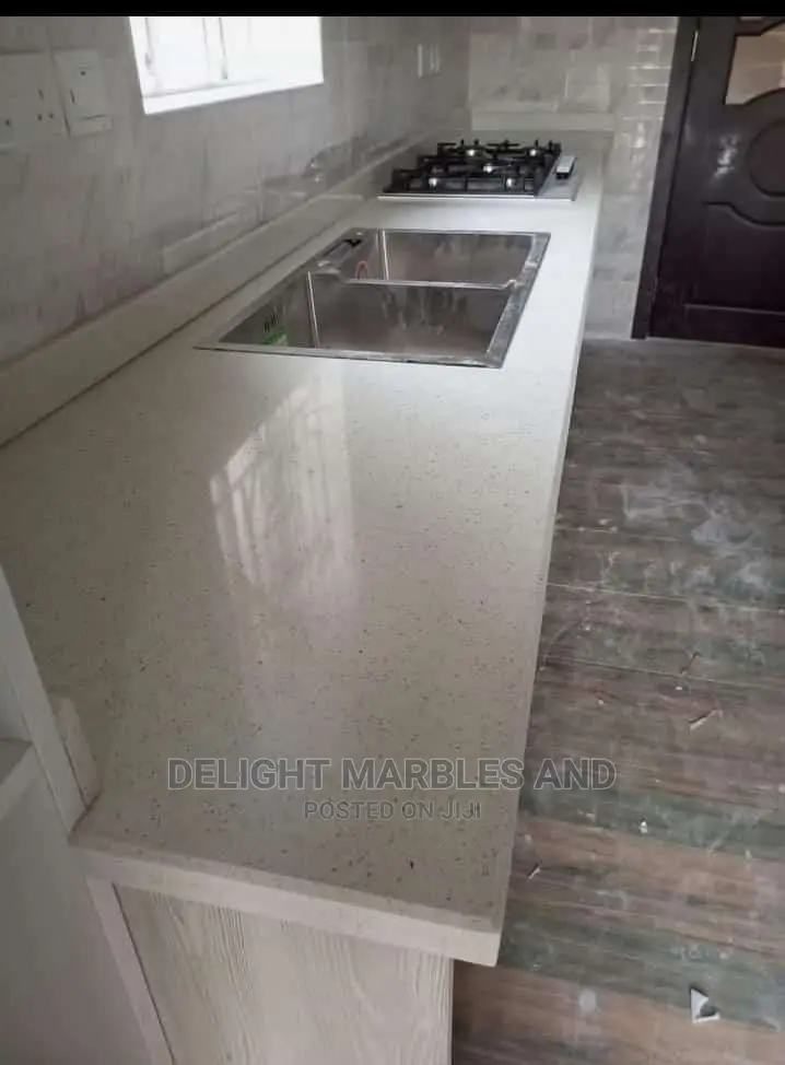 Cararra White Polished Marble Staircase
