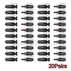 20 Pairs Of Mc4 Connector (Male And Female)