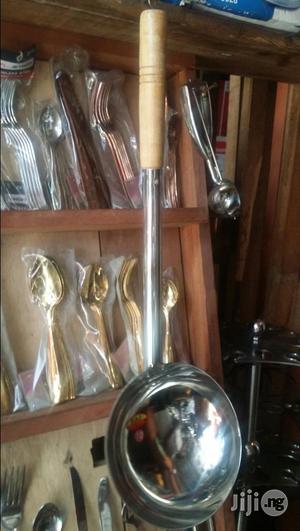 Ladul And Skimmer Halfway Stainless And Half Way Stanless Still