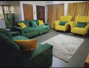 Set of Modern Strip Sofa
