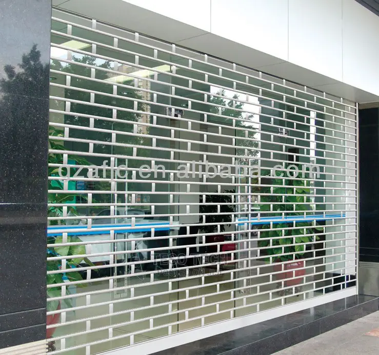See Through Roller Shutter Door for Shops