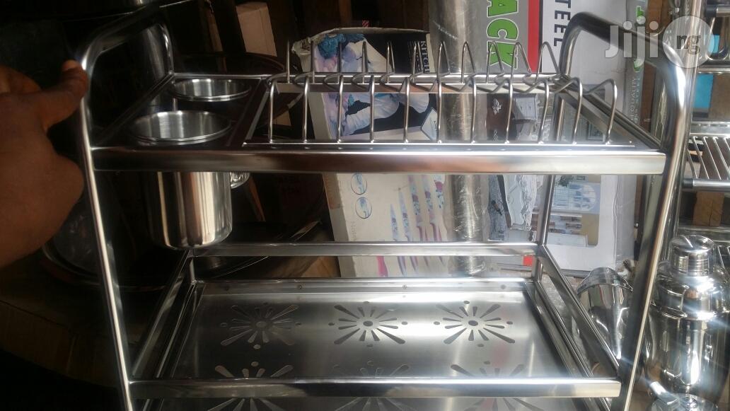 2 Step Stainless Dish Rack.