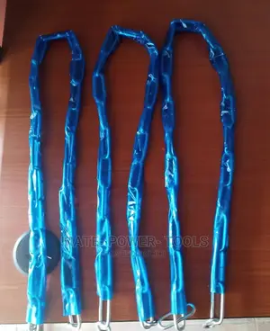 Blue PVC Sleeved Security Chain 3mm X 3ft