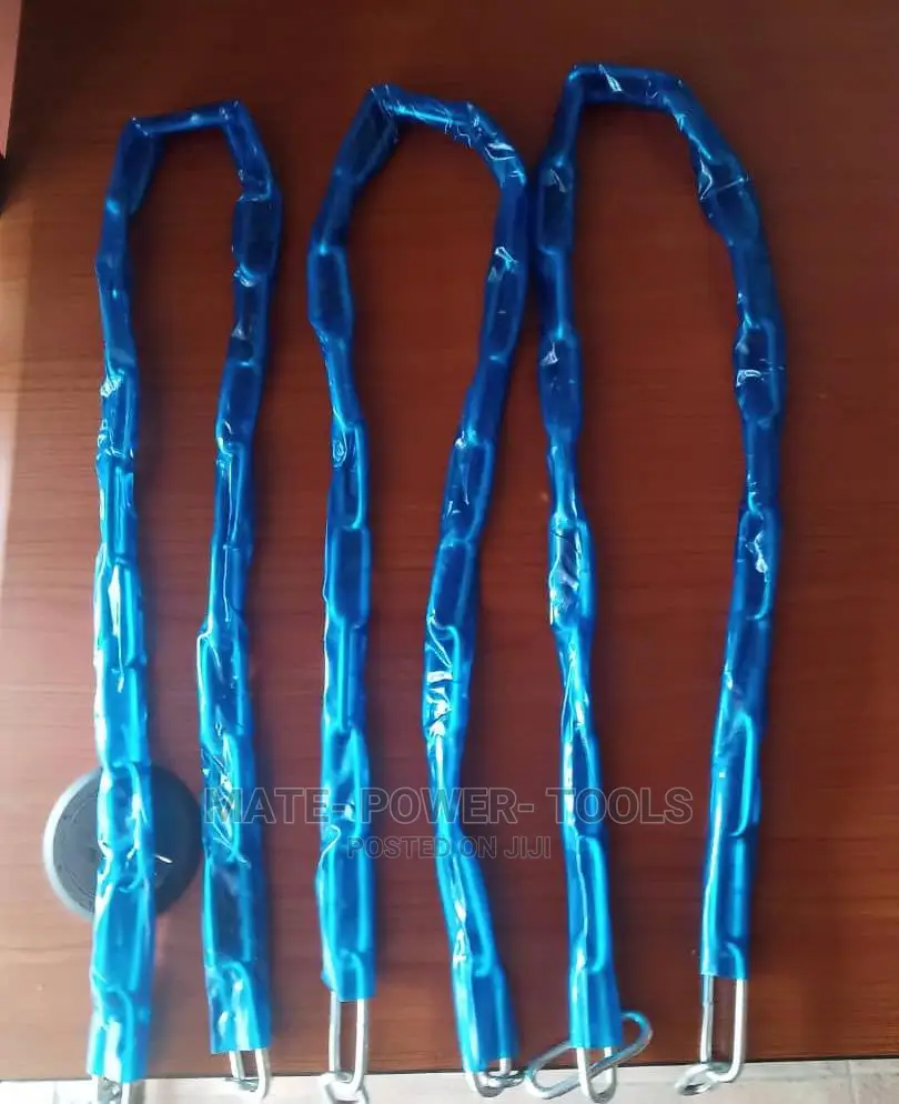 Blue PVC Sleeved Security Chain 3mm X 3ft