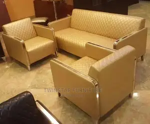 New Modern Upholstery 5 Seaters Leather Sofa Chair