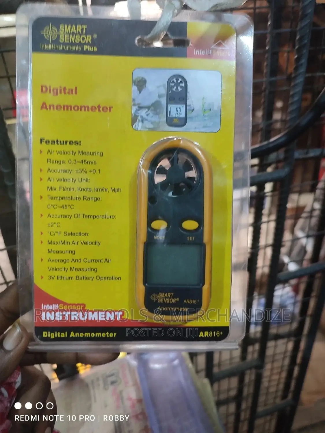 Smart Sensor Digital Anemometer