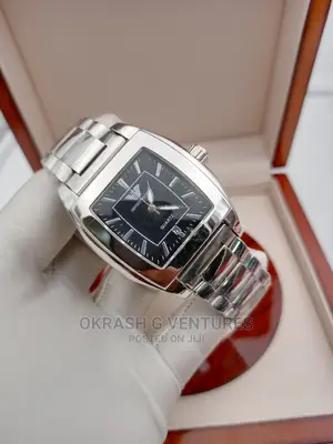 Emporio Armani Silver Chain Watch