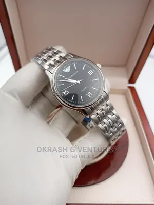 Emporio Armani Silver Chain Watch
