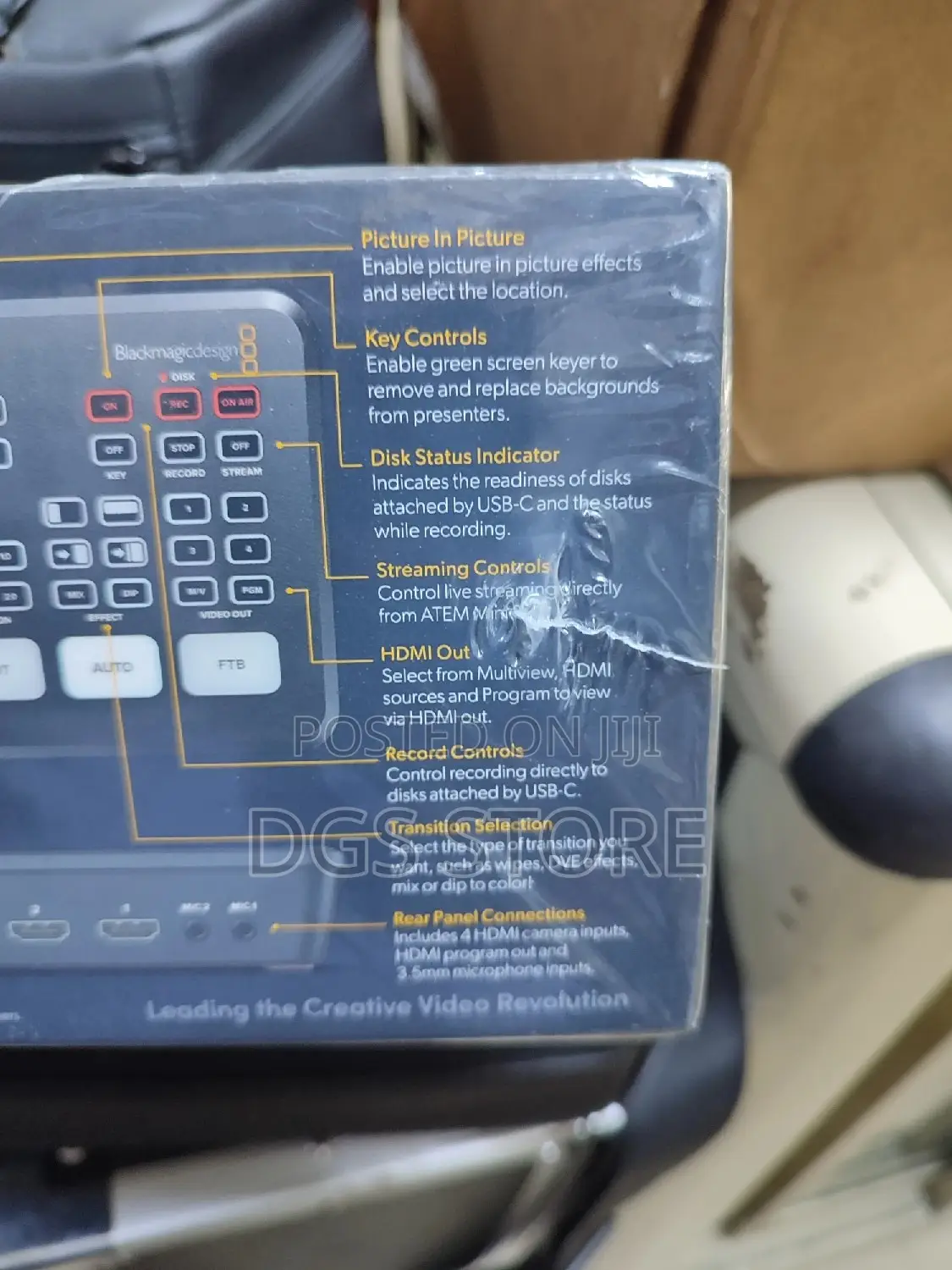 Blackmagic Atem Mini Pro HDMI Live Stream Switcher