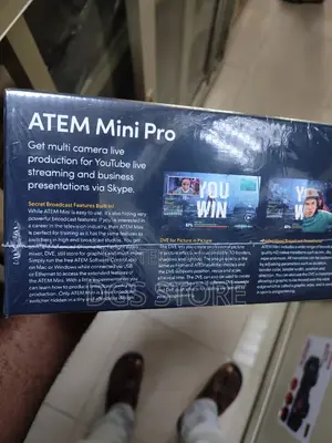 Blackmagic Atem Mini Pro HDMI Live Stream Switcher