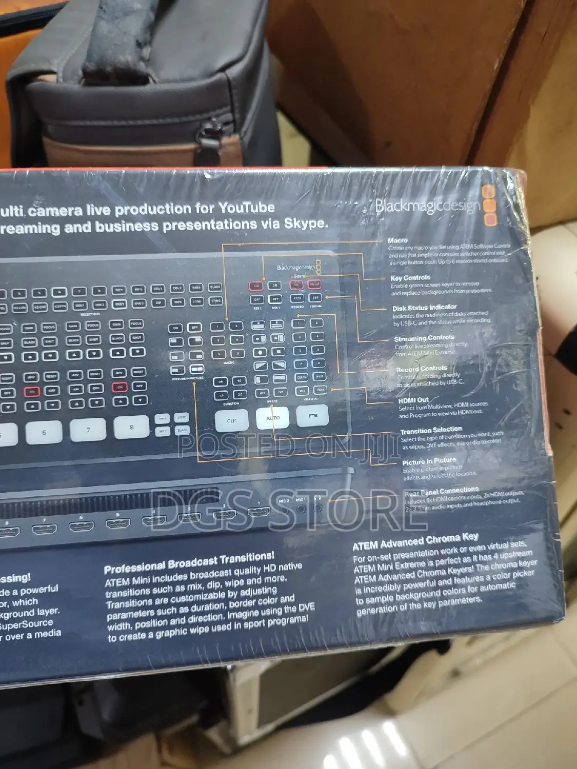 Blackmagic Atem Mini Pro HDMI Live Stream Switcher