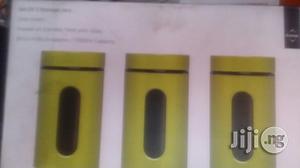 Enamel,Acrelic With High Quality Glass Wear By 3 Canister.