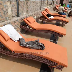 Poolside Relaxation Bench