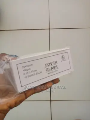 Microscope Glass Cover Slides Coverslips,22mm X 22mm 100pk